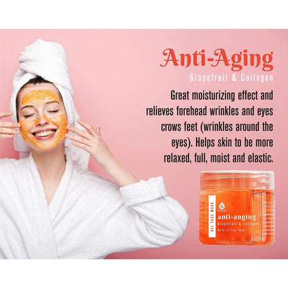 3 Pack Facial Therapy Gel Face Mask With Mask Applicator