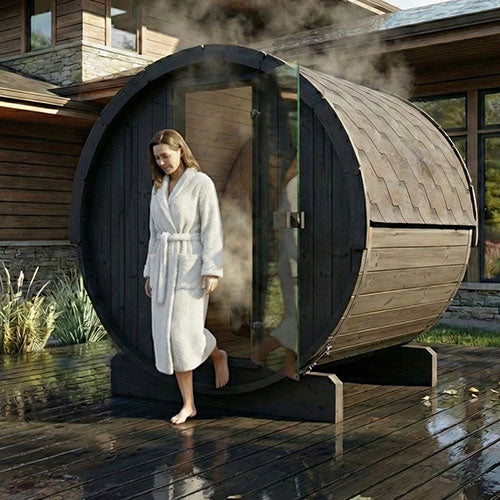 SaunaLife Model E7B Sauna Barrel