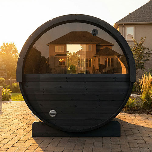 SaunaLife Model E7WB Sauna Barrel-Window