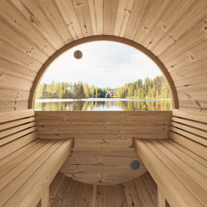 SaunaLife Model E8W Sauna Barrel-Window