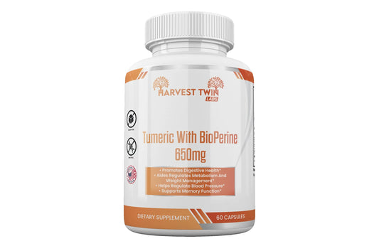 Turmeric w/BioPerine - 650mg